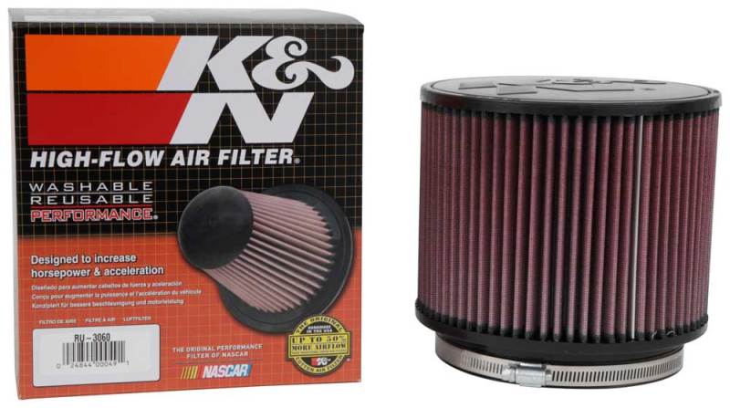 Universal Rubber Filter 6in Flange ID/7.5in OD/6in Height/Round Straight - View 6 | Dirty Garage