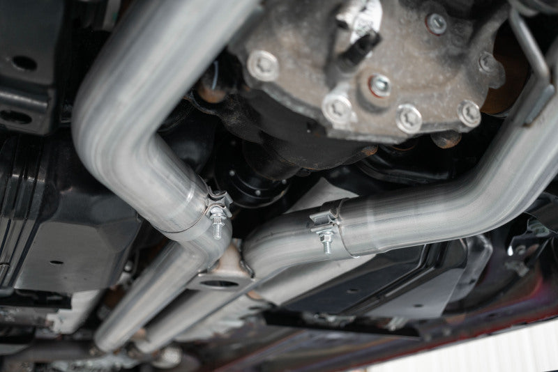 2018-2019 Mustang GT 5.0 3" Cat Back Quad Tip Race Version - View 6 | Dirty Garage