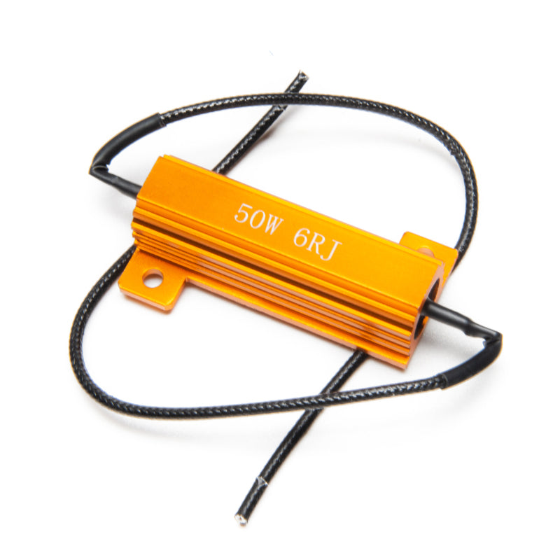 Universal LED Load Equalizer 50w 6ohm Resistor for Turn Signal Rapid Flash - View 5 | Dirty Garage
