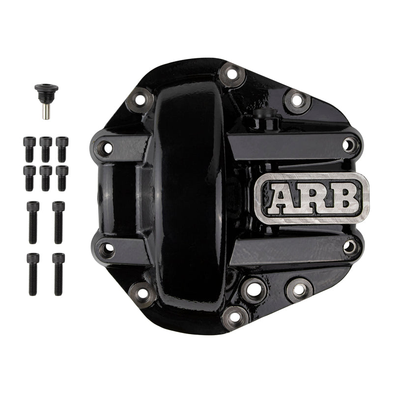 1973-2020 Dodge Ram 2500/Ford Excursion/F-250/F-250 HD/F-250 Super Duty/F-350/F-350 Super Duty Diff Cover D60/D50 Black - View 2 | Dirty Garage