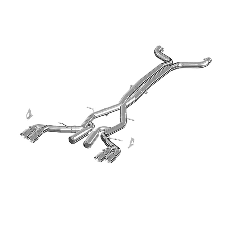 2016 Chevy Camaro 6.2L 3" Alum Race Dual Cat Back 4.5" Quad Dual Wall Tips | Dirty Garage