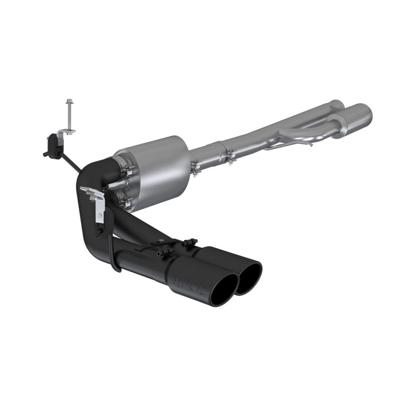 2019- Chevrolet 1500 Pre-Axle Dual Side Exit 4" OD Tip Black Coated | Dirty Garage