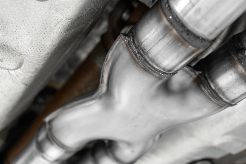 2015-2019 Mustang GT 2.5" Resonator Delete X-Pipe - View 6 | Dirty Garage