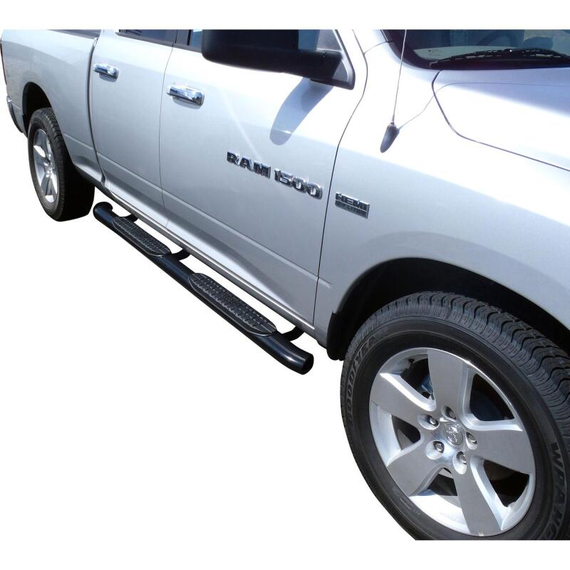 Westin 2009-2018 Dodge/Ram 15/25/3500 Crew Cab PRO TRAXX 4 Oval Nerf Step Bars - Black - View 3 | Dirty Garage