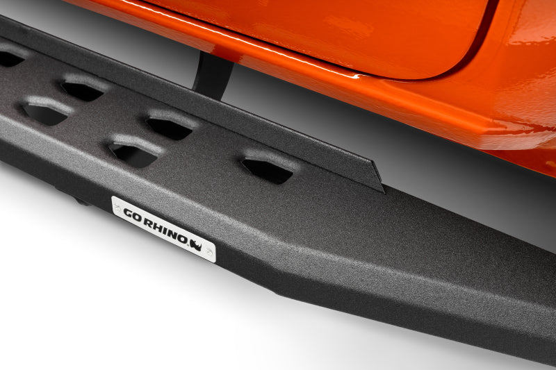 Go Rhino RB20 Slim Running Boards - Universal 68in. - Tex. Blk - View 3 | Dirty Garage