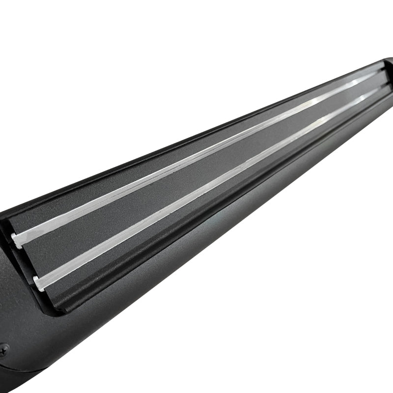 Go Rhino V-Series V3 Side Step - Universal 87in. (Fits 4DR) - Tex. Blk - View 4 | Dirty Garage