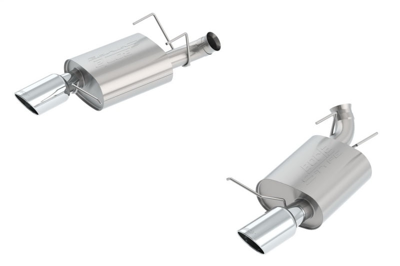 Borla 13-14 Mustang GT/Boss 302 5.0L V8 RWD Single Split Rr Exit S-Type Exhaust (rear section only) - View 4 | Dirty Garage