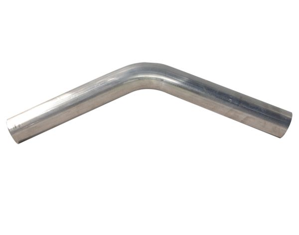 Universal Stainless Steel Tube 2.50 Inch OD 45 Degree 4.0 Inch Radius | Dirty Garage