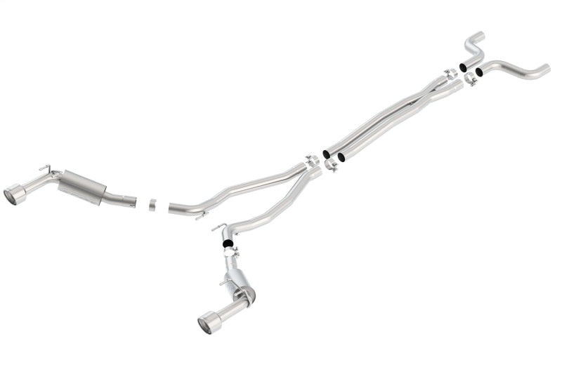 Borla 14-15 Chevy Camaro SS 6.2L V8 Single Split Rear Exit S-Type Catback Exhaust - View 2 | Dirty Garage