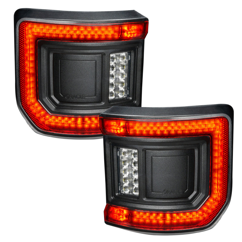 2020-2025 Gladiator JT Flush Mount LED Tail Lights Tinted Lens - View 2 | Dirty Garage
