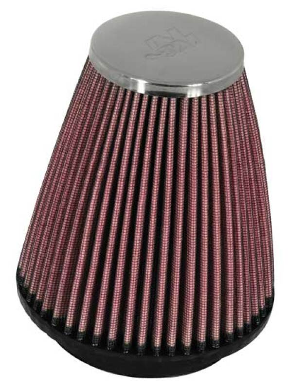 Universal Chrome Filter 2.25 Inch Flange/3.5 Inch Base/2 Inch Top/4 Inch Height - View 3 | Dirty Garage