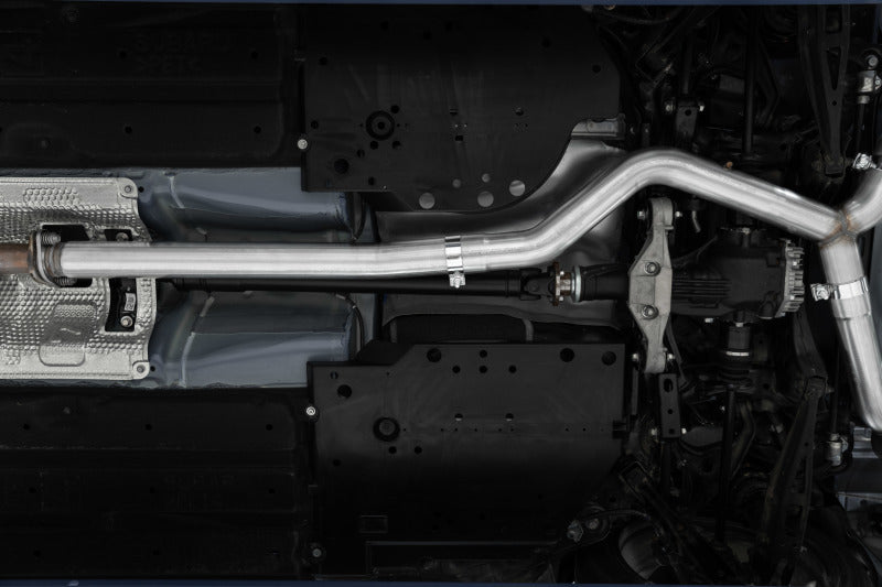 2022- Subaru WRX 3" Cat Back Dual Split Rear Quad Tips Street Profile Exhaust - View 2 | Dirty Garage