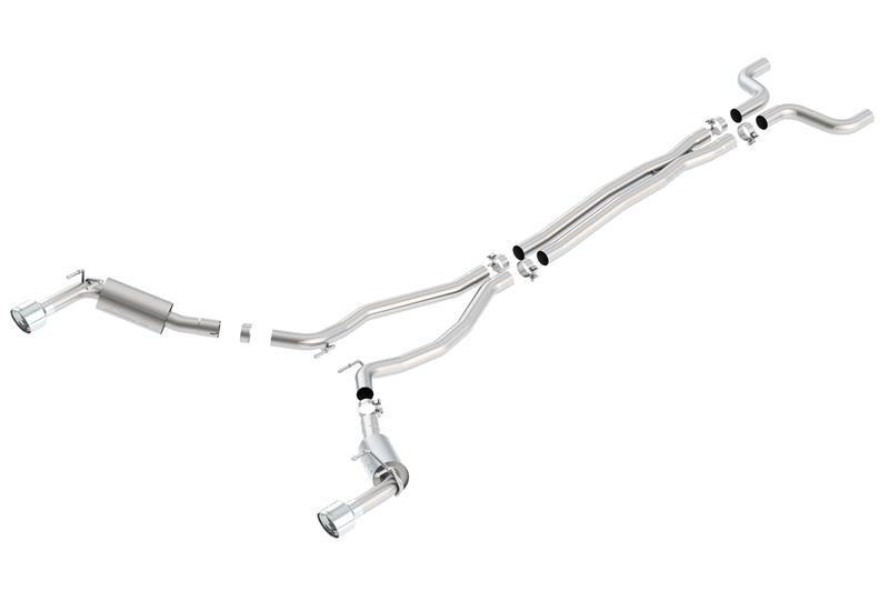 Borla 14-15 Chevy Camaro SS 6.2L V8 Single Split Rear Exit S-Type Catback Exhaust - View 3 | Dirty Garage