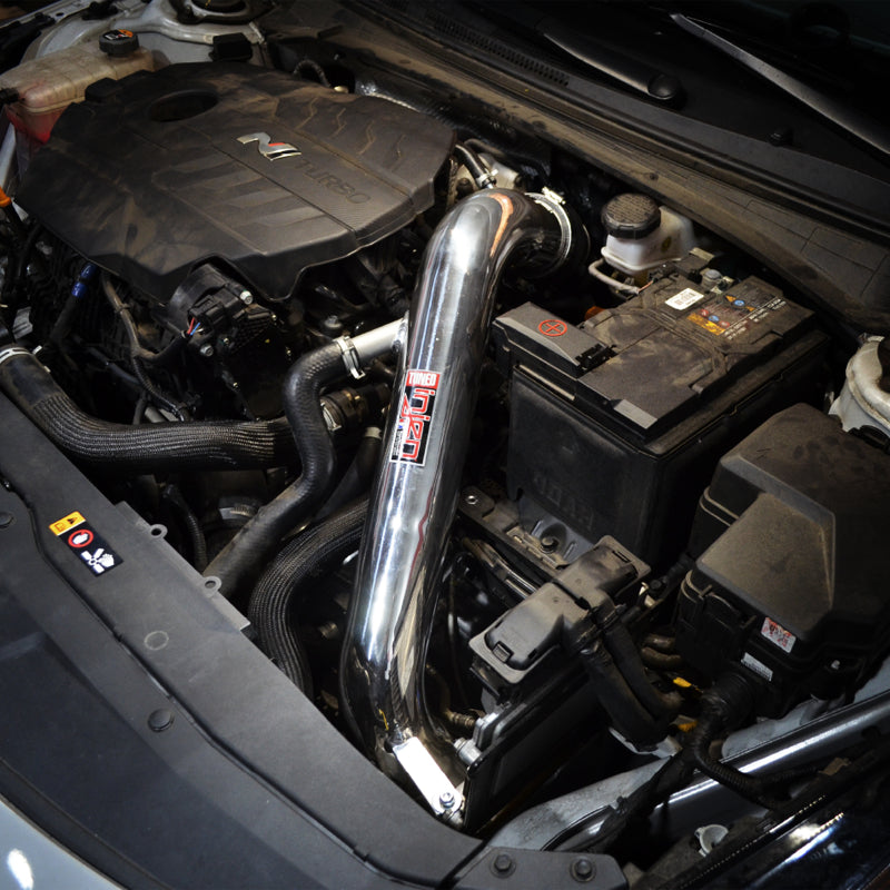 2022-2025 Elantra N 2.0L Turbo Wrinkle Red SP Series Cold Air Intake - View 4 | Dirty Garage