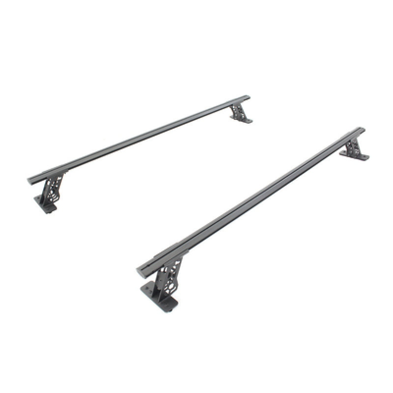 Go Rhino 15-22 Ford F-150 / 07-21 Toy. Tundra XRS Cross Bars Kit - Tex Blk (Attch Tonneau Cvr T-Trk) | Dirty Garage