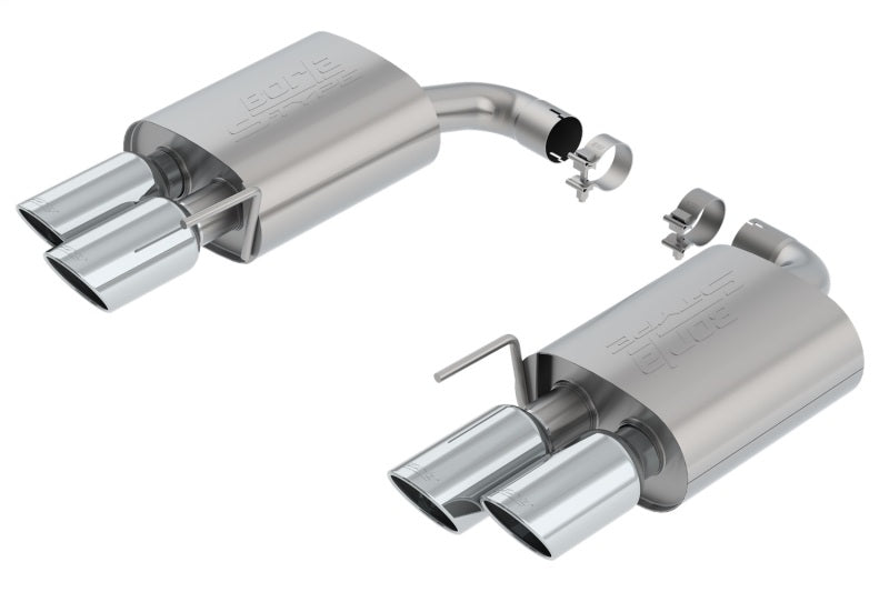 Borla 2018 Ford Mustang GT 5.0L AT/MT 2.5in S-Type Exhaust w/o Valves (Rear Section Only) | Dirty Garage