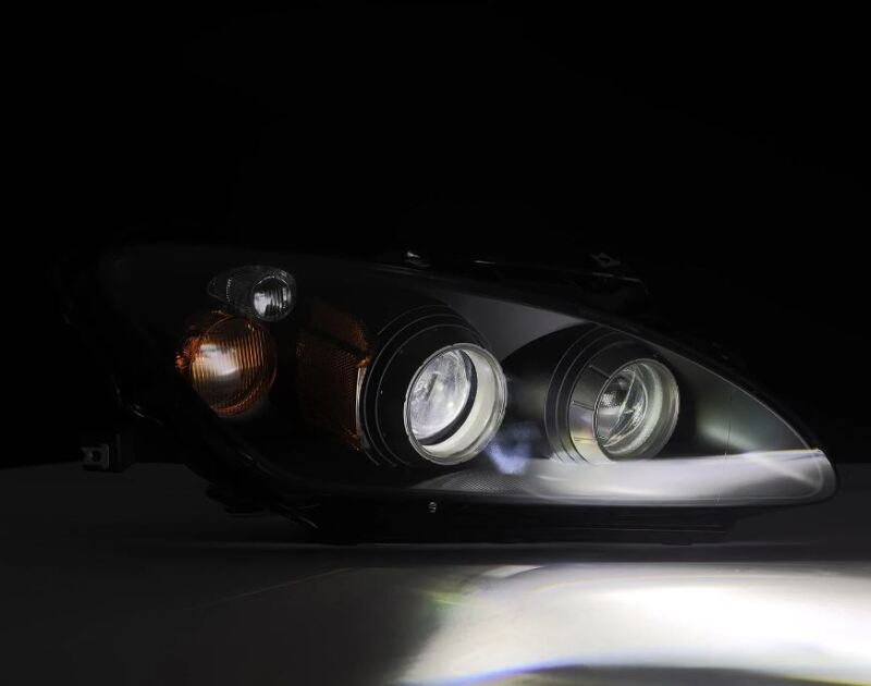 1999-2009 S2000 Luxx-Series Projector LED Black Headlights - View 2 | Dirty Garage