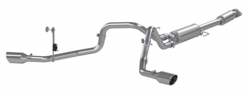 2021-2026 F-150 3" Aluminized Steel Cat-Back 2.5" Dual Split Side Exhaust - View 6 | Dirty Garage