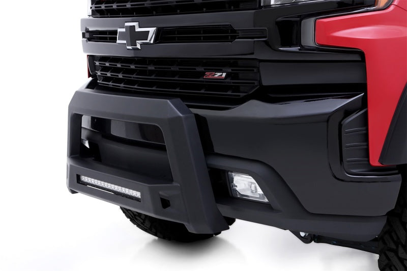 2019-2022 GM 1500 Revolution Black Bull Bar - View 2 | Dirty Garage