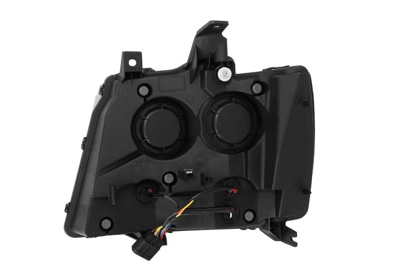 2007-2014 GM SUV Luxx-Series LED Projector Black Headlights DRL Sequential - View 3 | Dirty Garage