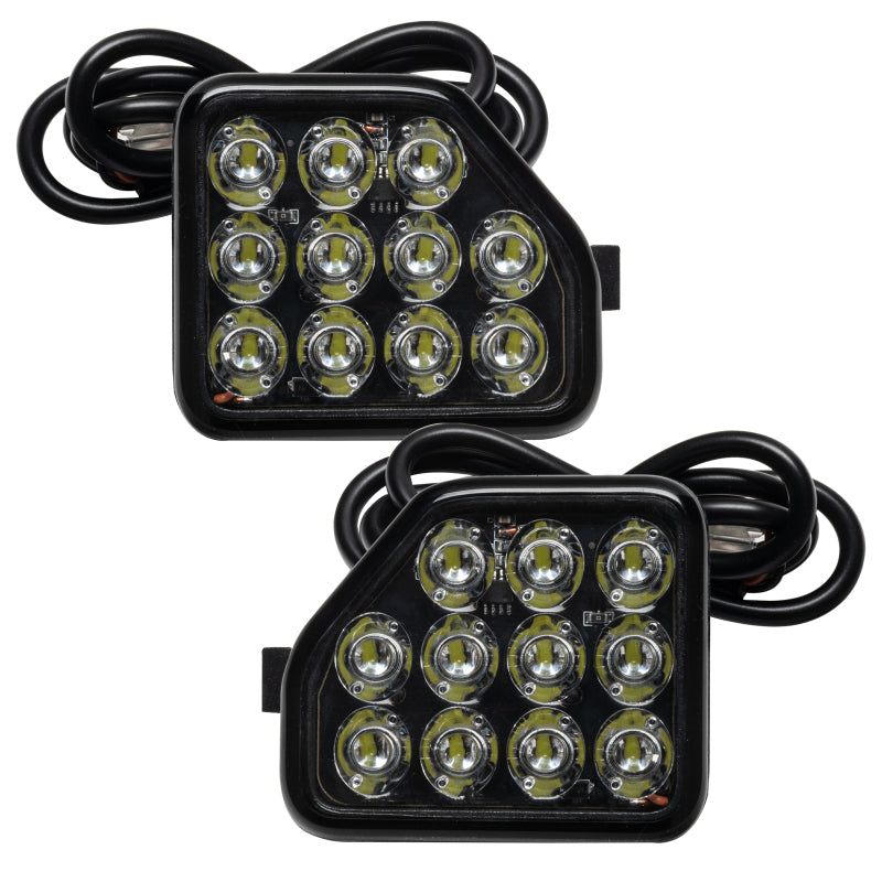 2018-2025 Wrangler Rear Bumper LED Reverse Lights 6000K | Dirty Garage