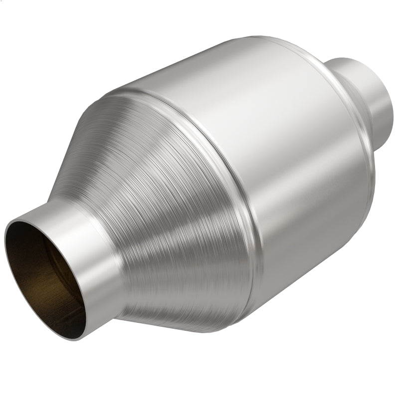 Universal 2.5in Inlet Outlet Catalytic Converter 3in Body 5in w/ 8.75in Overall L | Dirty Garage