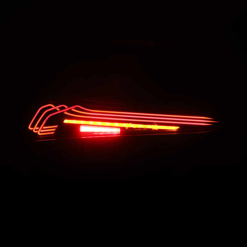 2020-2024 Supra Luxx-Series Laser Style LED Tail Lights Alpha-Black - View 5 | Dirty Garage