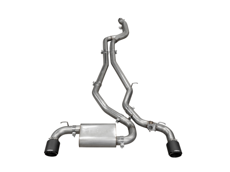 2020- Supra 3.0L 3" Catback Dual Rear Carbon Fiber Tips - View 8 | Dirty Garage
