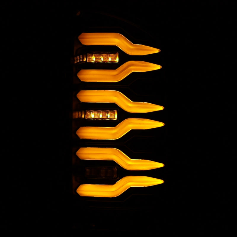 2007-2009 Ram 1500 2500 3500 Luxx-Series LED Tail Lights Pair Alpha Black - View 2 | Dirty Garage