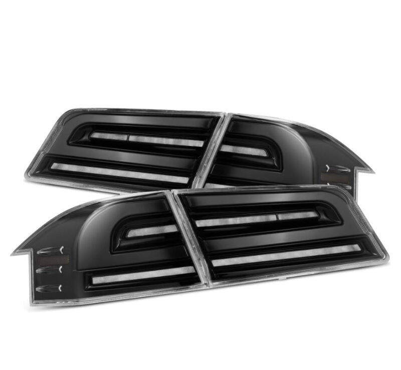 2012-2021 Model S Luxx-Series LED Tail Lights Alpha-Black | Dirty Garage