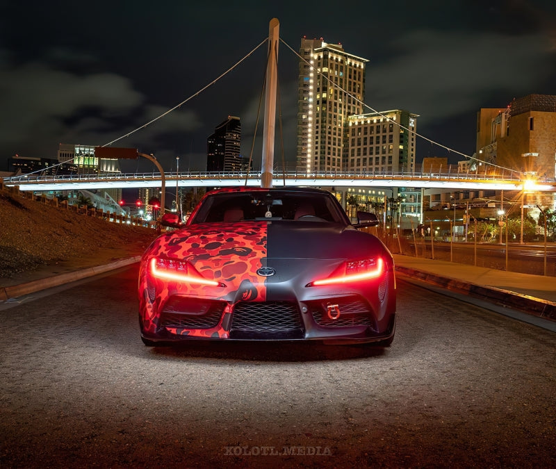 2020-2021 Supra GR RGB A Headlight DRL Upgrade Kit ColorSHIFT w/o Controller - View 10 | Dirty Garage