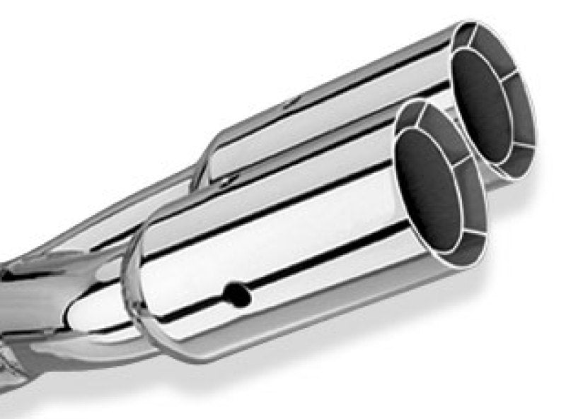 Borla Universal Polished Tip Dual Round Intercooled (inlet 2 1/2in. Outlet 3in) *NO Returns* - View 2 | Dirty Garage