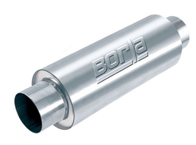 Borla XR-1 Racing Sportsman 3 inch Outlet / 3 inch Inlet Round Muffler | Dirty Garage