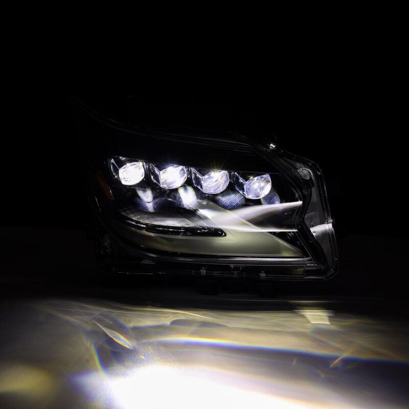 2014-2023 Lexus GX460 Nova-Series LED Projector Alpha-Black Headlights Active Light Sequential Signal - View 5 | Dirty Garage