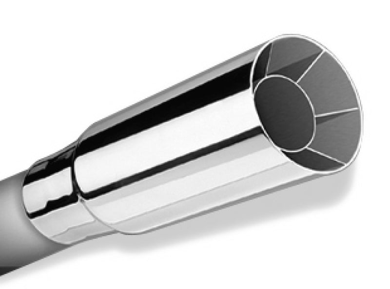 Borla Universal Polished Tip Single Round Intercooled (inlet 2 1/4in. Outlet 2 1/2in) - View 2 | Dirty Garage