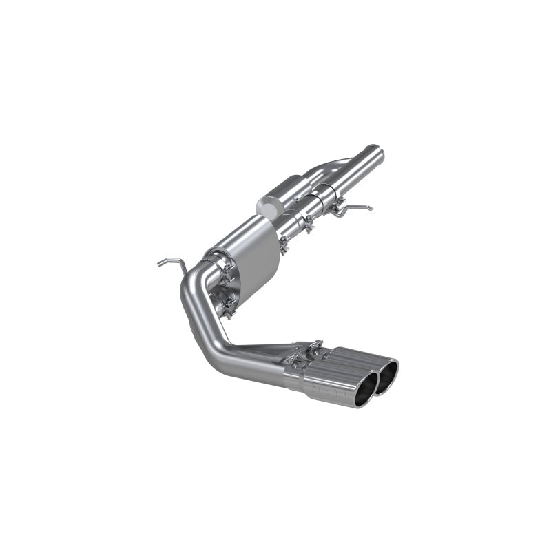 MBRP 09+ Chevrolet Silverado 1500 3in Cat Back Pre-Axle Dual Outlet w/ 4in Tip - T304 | Dirty Garage