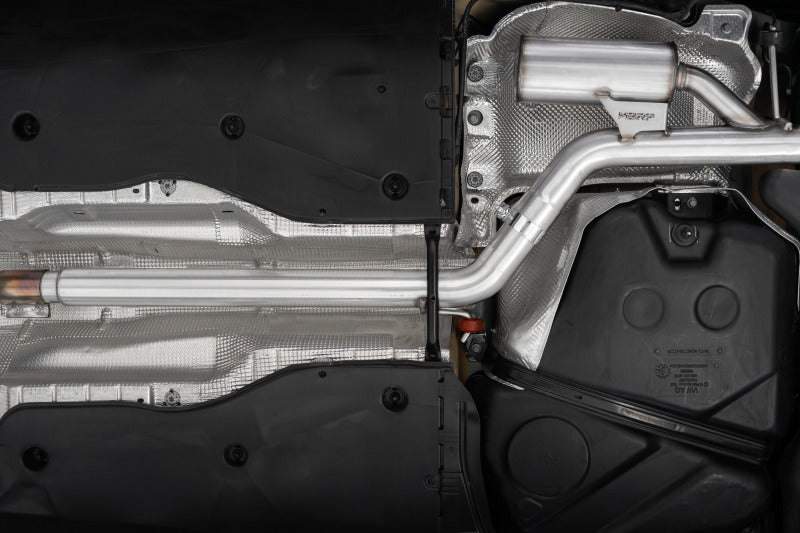 2022 Golf GTI MK8 3" Cat Back Exhaust 2.5" Dual Split Rear Carbon Fiber Tips - View 2 | Dirty Garage