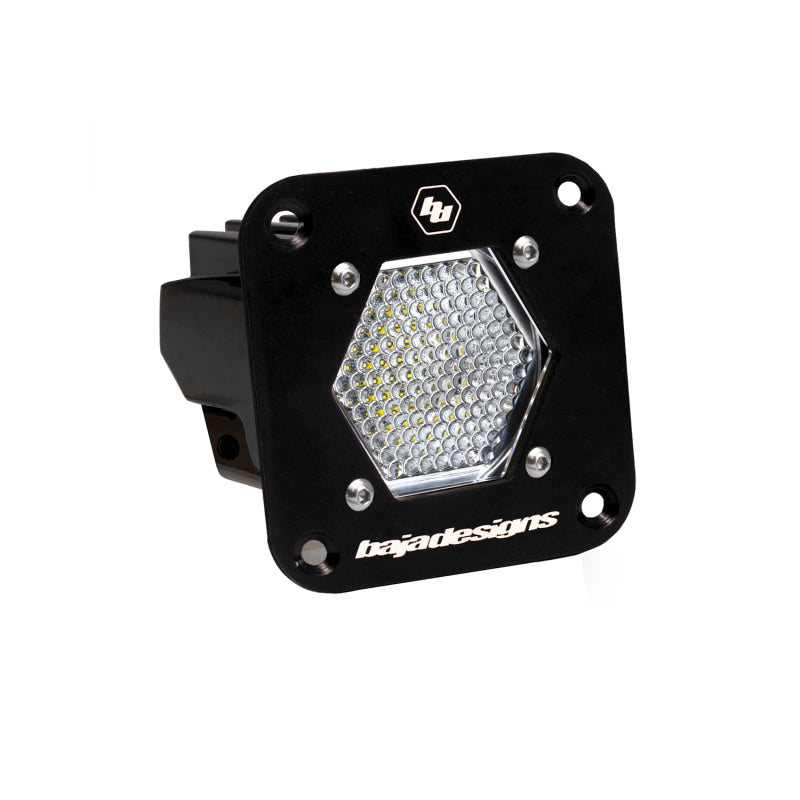 Universal LED Light Pod Flush Mount Clear S1 Work Scene Pattern | Dirty Garage