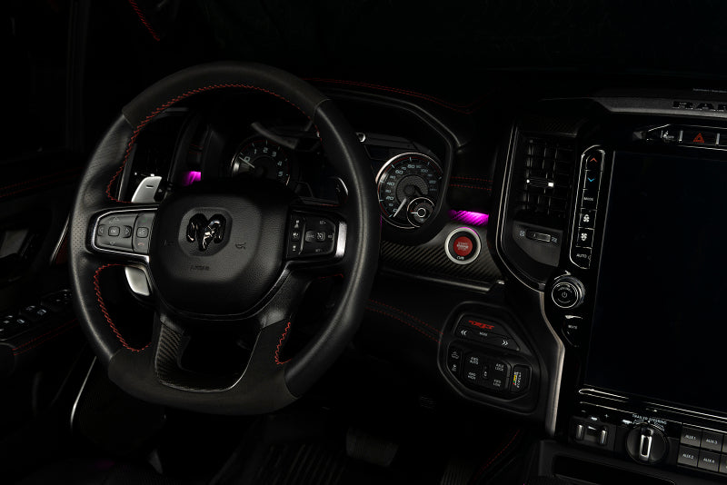 2019-2022 Ram 1500 Fiber Optic LED Interior Ambient Dash Kit 3 piece - View 3 | Dirty Garage