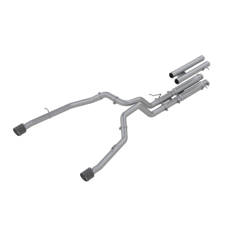 2021 Ram TRX 6.2 S/C 3" Catback Dual Rear Carbon Fiber Tips Race | Dirty Garage