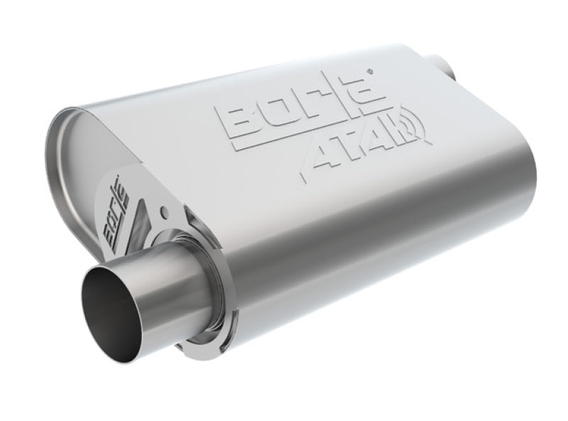 Borla CrateMuffler LS3 ATAK 2.5in Offset/Offset 14inx4.35inx9in Muffler - View 2 | Dirty Garage
