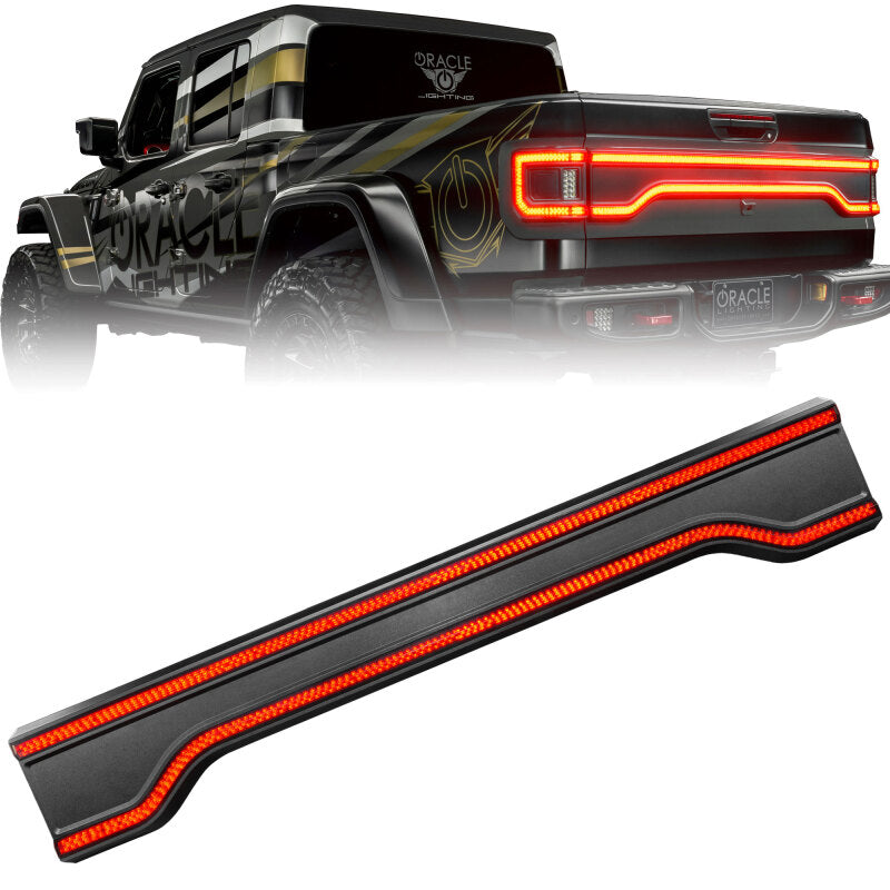 2020-2023 Gladiator Racetrack Style LED Tailgate Light Tinted - View 5 | Dirty Garage