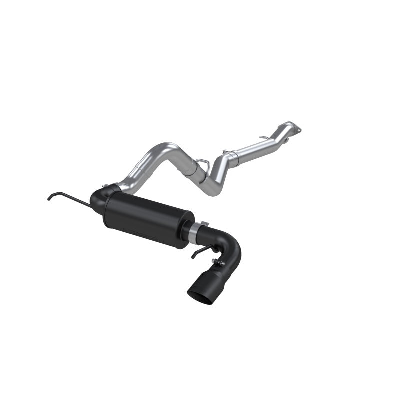 2021-2024 Bronco 3" Black Aluminized Catback Exhaust - View 2 | Dirty Garage