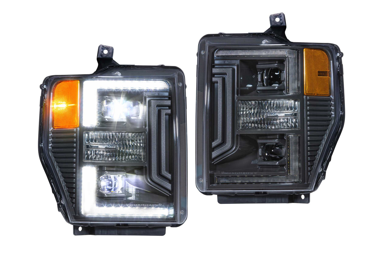 2008-2010 Superduty XB Hybrid LED Headlights | Dirty Garage