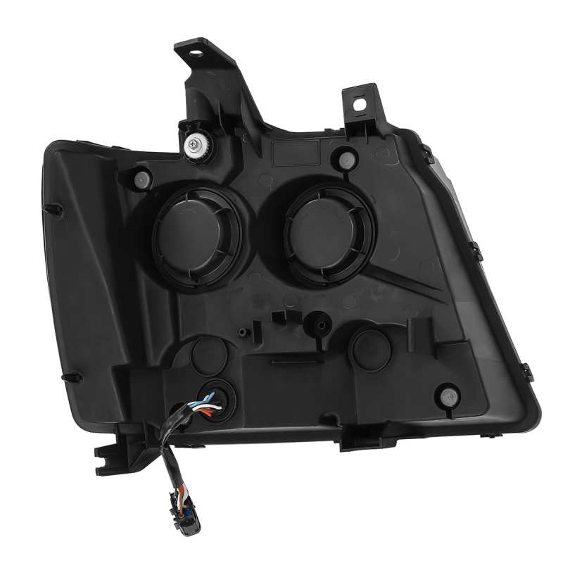 2007-2014 GM Avalanche Nova-Series LED Projector Jet Black Headlights Active Light DRL - View 6 | Dirty Garage