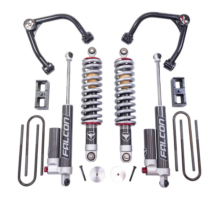2025 GM 1500 4.0" SST2.1 Lift Kit w/ Premium Falcon 2.1 Strut Shocks | Dirty Garage