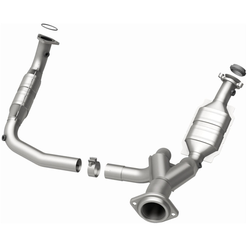 2007-2008 Escalade 6.2 Catalytic Converter Driver Side OEM - View 4 | Dirty Garage