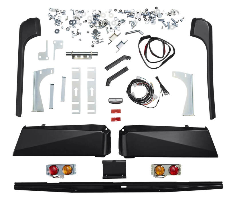 1998-2007 Land Cruiser Rear Bar 3500Kg 100 Series IFS Black - View 3 | Dirty Garage