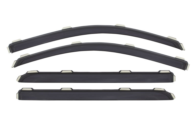 2015-2018 GM HD Crew Cab Ventvisor Front and Rear Window Deflectors Smoke 4-Piece | Dirty Garage