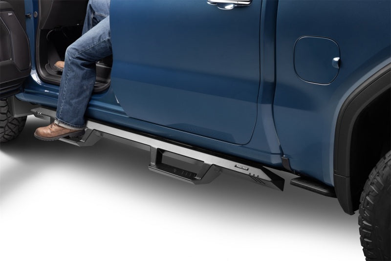2019-2022 GM 1500 Crew Cab Textured Black Cab Length EPYX Steps - View 4 | Dirty Garage